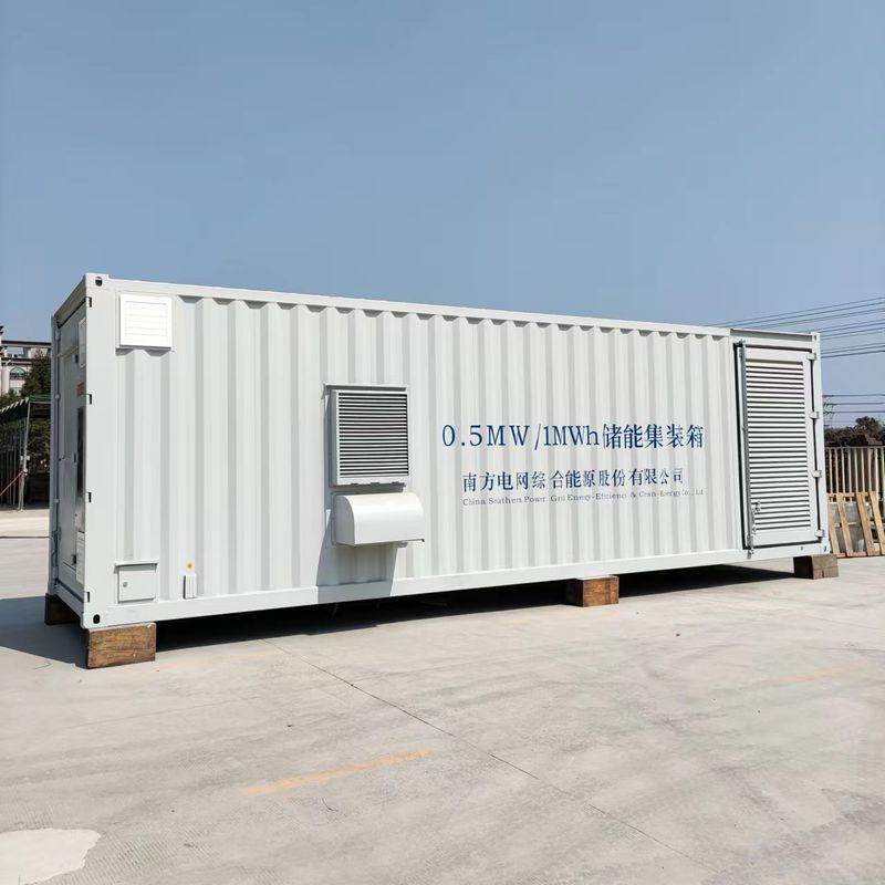 500KW 1mw 室外リチウム電池貯蔵システム 太陽風力 混合型インバーター インダのマイクログリッド発電所