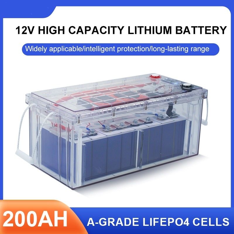 熱売 25.6V リチャージ可能なパック バッテリー RV ゴルフカート バッテリー LiFePO4 Akku 12V 24V 100Ah 200Ah リチウム・リン酸バット