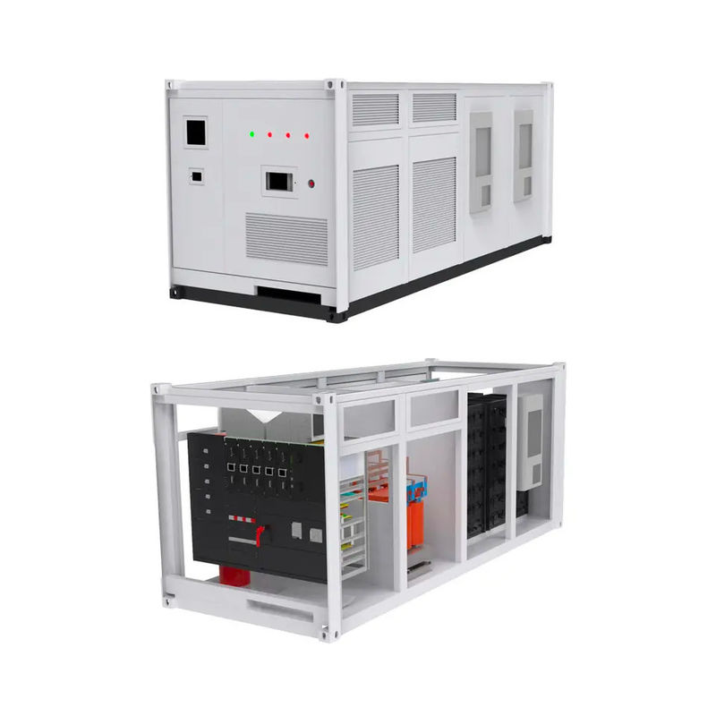 ESS 10年 寿命 屋外電池キャビネット 1MWh 5MWh 10MWh 20ft 40ft コンテナ 太陽電池 エネルギー貯蔵システム