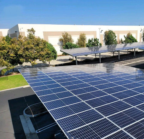商用太陽光発電パネル 多局式オープン回路 電圧 60-130VDC