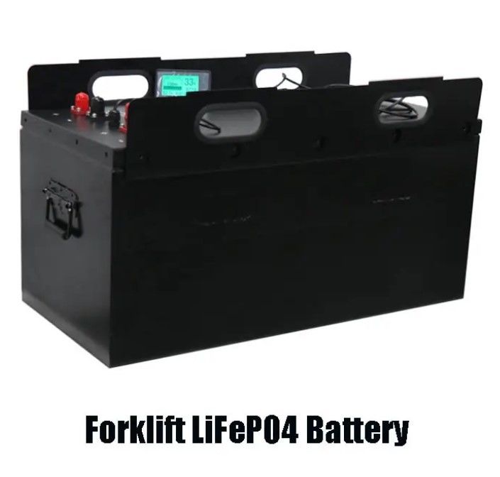カスタマイズされたディープサイクルリチウムイオン電池 高電源 24V 48V 300Ah LiFePO4フォークリフト電池
