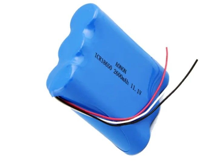 11.1V/12V 2600mAh 18650 リチウムバッテリーパック IEC62133 医療機器の真空ロボットバッテリー