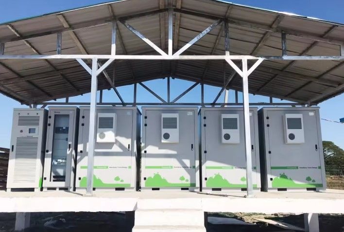 ESS 10年 寿命 屋外電池キャビネット 1MWh 5MWh 10MWh 20ft 40ft コンテナ 太陽電池 エネルギー貯蔵システム