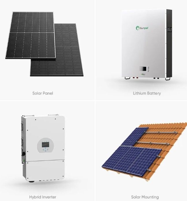 貯蔵 10000W 太陽光発電システム 120v 240v スプリットフェーズ 8KW 10KW 20KW 30KW 50KW 太陽光発電システム 10KW ハイブリッド