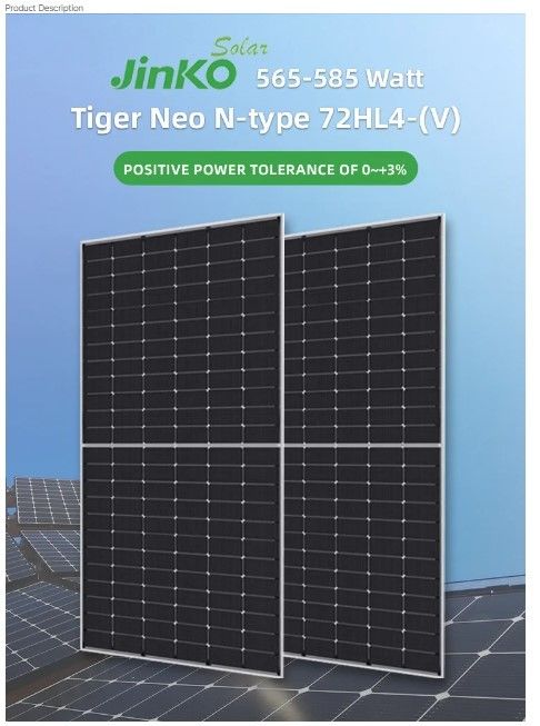 ジンコ太陽光パネル Qセル 560W 565W 570W 575W 580W エネルギーパネル 太陽光発電 PV パネル配列