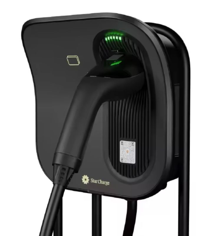 スマート 急速 耐天候 屋外 携帯 電気自動車 AC 充電 蓄電池付き 壁掛け 充電ステーション スタンド 無料