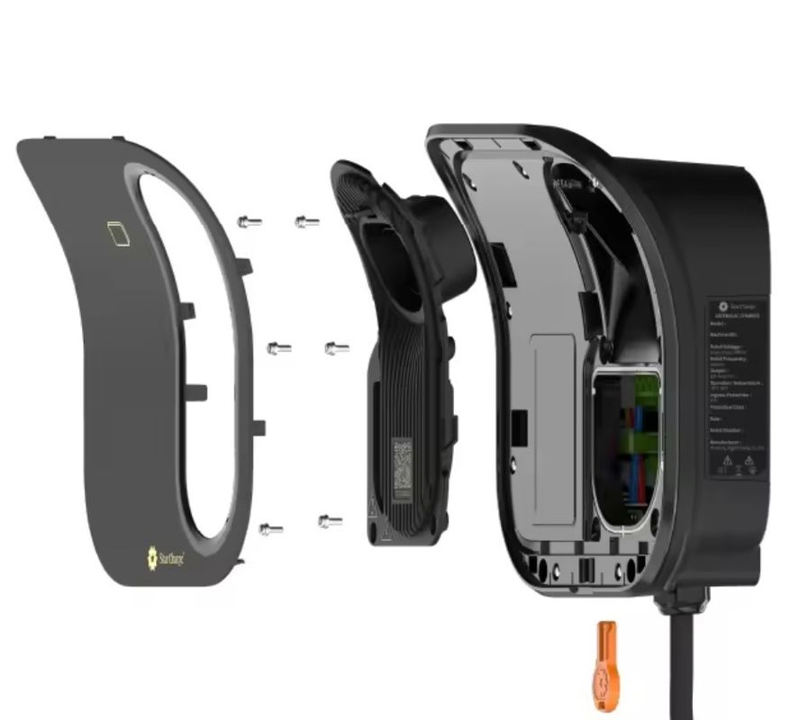 スマート 急速 耐天候 屋外 携帯 電気自動車 AC 充電 蓄電池付き 壁掛け 充電ステーション スタンド 無料