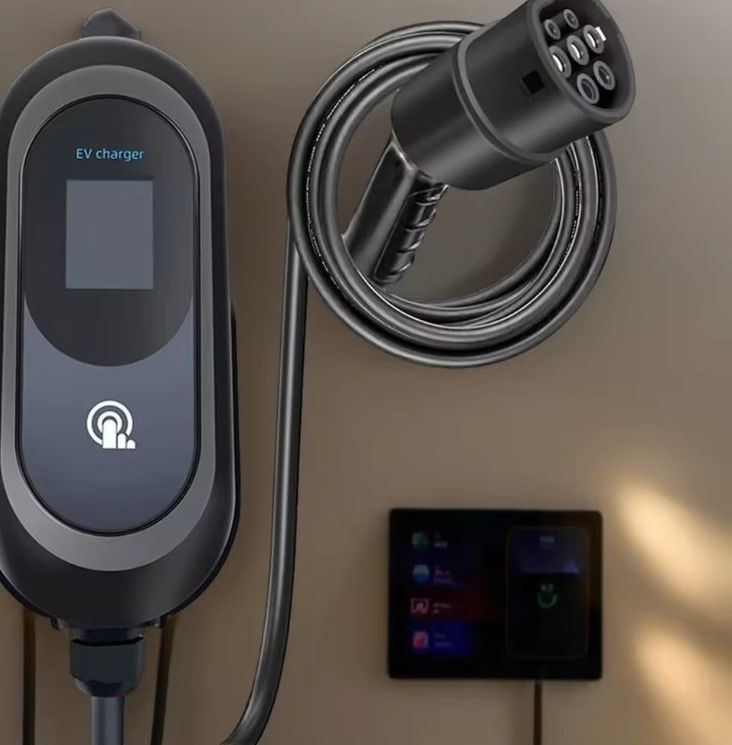 スマート 急速 耐天候 屋外 携帯 電気自動車 AC 充電 蓄電池付き 壁掛け 充電ステーション スタンド 無料